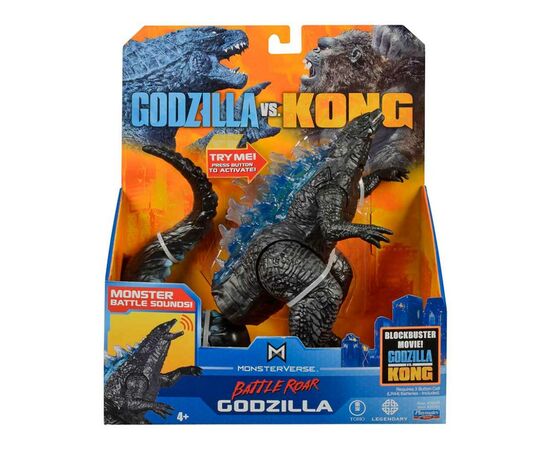 Фігурка Godzilla vs. Kong Годзилла Делюкс 17 см зі звуком (35501), зображення 3 Фігурка Godzilla vs. Kong Годзилла Делюкс 17 см зі звуком (35501), зображення 3