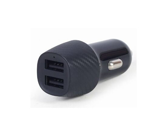 Зарядний пристрій Gembird 2 port 4.8A (TA-U2C48A-CAR-01)