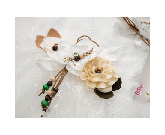 Плаття Tivido святкове з прикрасою (2135-110G-cream), зображення 3 Плаття Tivido святкове з прикрасою (2135-110G-cream), зображення 3