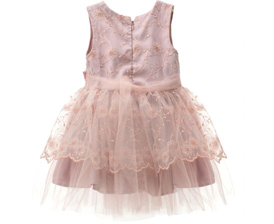 Плаття Tivido святкове з прикрасою (2135-92G-pink), зображення 2 Плаття Tivido святкове з прикрасою (2135-92G-pink), зображення 2