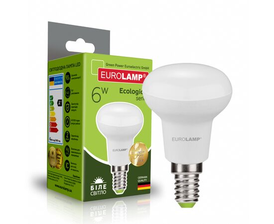 Лампочка Eurolamp LED R50 6W E14 4000K 220V (LED-R50-06144(P))