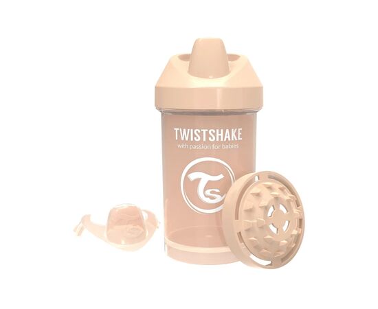 Поильник-непроливайка Twistshake 300 мл 78277 бежевая (69890), изображение 2 Поильник-непроливайка Twistshake 300 мл 78277 бежевая (69890), изображение 2