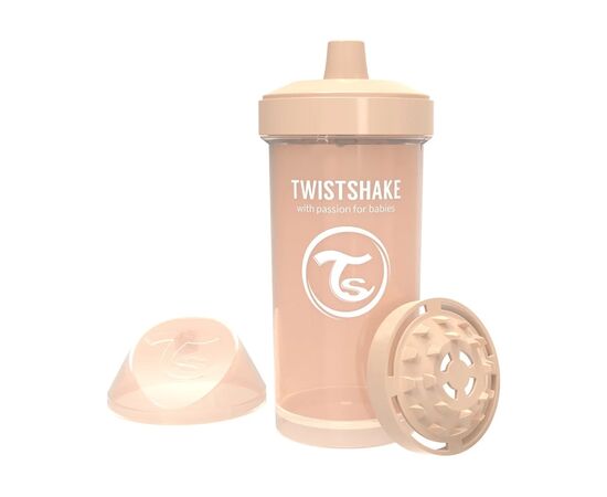 Поильник-непроливайка Twistshake 360 мл 78283 бежевая (69897), изображение 2 Поильник-непроливайка Twistshake 360 мл 78283 бежевая (69897), изображение 2
