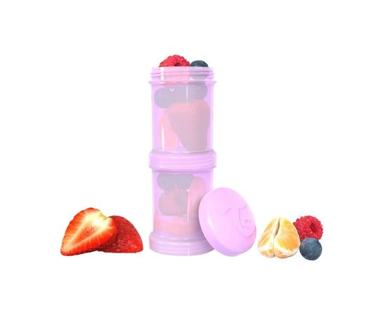 Контейнер для зберігання продуктів Twistshake 2шт 100мл. 78306 лавандовий (69852), зображення 2 Контейнер для зберігання продуктів Twistshake 2шт 100мл. 78306 лавандовий (69852), зображення 2