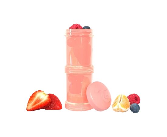 Контейнер для хранения продуктов Twistshake 2шт 100мл, 78310 светло-персиковый (69855), изображение 2 Контейнер для хранения продуктов Twistshake 2шт 100мл, 78310 светло-персиковый (69855), изображение 2