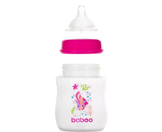 Бутылочка для кормления Baboo Морская рыбка 150 мл (90403), изображение 3 Бутылочка для кормления Baboo Морская рыбка 150 мл (90403), изображение 3
