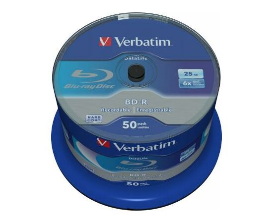 Диск BD Verbatim 25Gb 6x Cacke 50шт Datalife (43838)
