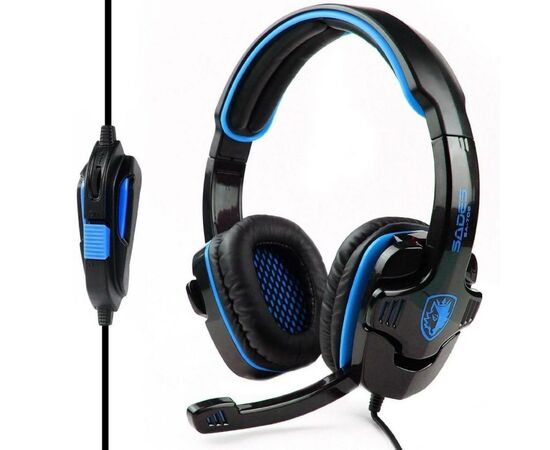 Навушники Sades Gpower Black/Blue (SA708-B-BL)