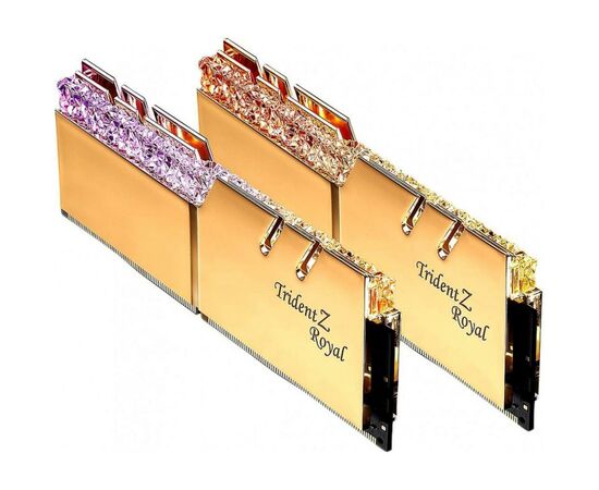 Модуль памяти для компьютера DDR4 32GB (2x16GB) 3200 MHz Trident Z Royal G.Skill (F4-3200C16D-32GTRG), изображение 2 Модуль памяти для компьютера DDR4 32GB (2x16GB) 3200 MHz Trident Z Royal G.Skill (F4-3200C16D-32GTRG), изображение 2