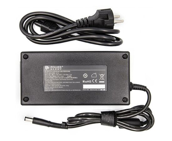 Блок питания к ноутбуку PowerPlant HP 220V, 19V 180W 9.5A (7.4*5.0) (HP180F7450), изображение 2 Блок питания к ноутбуку PowerPlant HP 220V, 19V 180W 9.5A (7.4*5.0) (HP180F7450), изображение 2