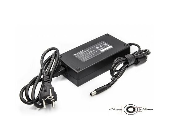Блок питания к ноутбуку PowerPlant HP 220V, 19V 180W 9.5A (7.4*5.0) (HP180F7450)