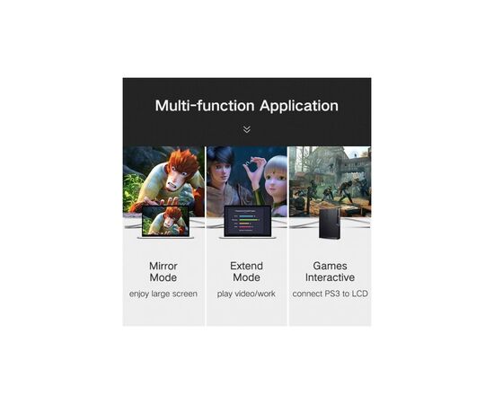 Кабель мультимедийный HDMI to HDMI 1.5m HD101 Round (Yellow/Black) Ugreen (10128), изображение 4