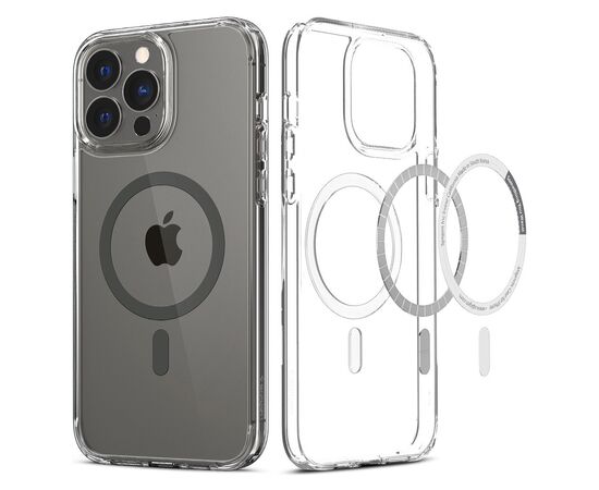 Чехол для моб. телефона Spigen Spigen Apple Iphone 13 Pro Max Crystal Hybrid Mag Safe, Grap (ACS03244), изображение 9