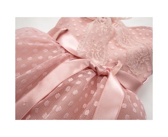 Плаття Tivido святкове з прикрасою (1865-86G-pink), зображення 3 Плаття Tivido святкове з прикрасою (1865-86G-pink), зображення 3