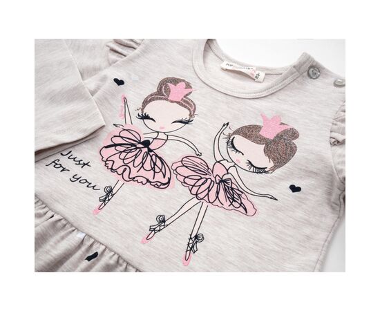 Платье POP FASHION с балеринками (6711-92G-beige), изображение 3 Платье POP FASHION с балеринками (6711-92G-beige), изображение 3