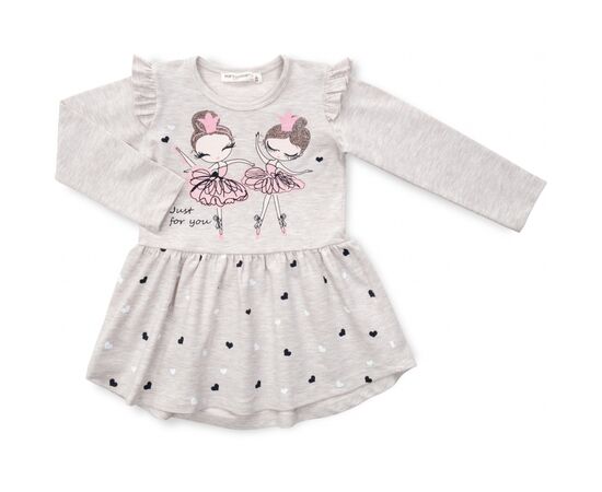Платье POP FASHION с балеринками (6711-110G-beige)