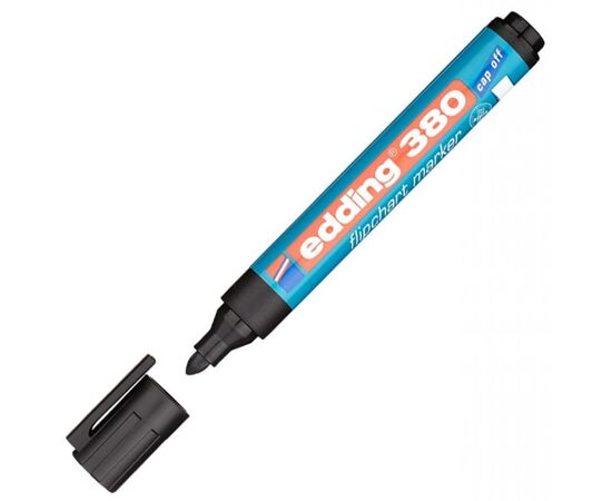 Маркер Edding Flipchart e-380 1,5-3 мм, round tip, black (380/01)