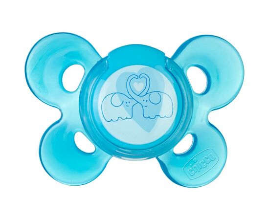 Пустышка Chicco Physio Comfort силиконовая 6-16 мес 1шт голубая (74913.21.00.00)