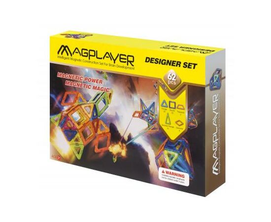 Конструктор Magplayer Набор 62 элемента (MPB-62)