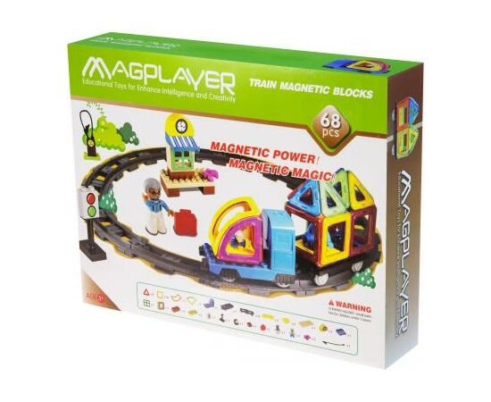 Конструктор Magplayer Набор 68 элементов (MPK-68)