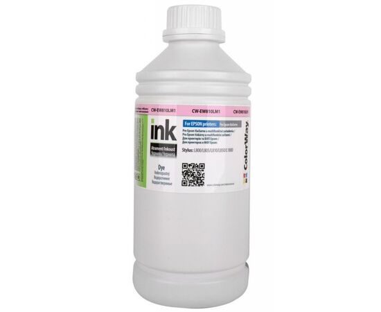 Чорнило ColorWay Epson L800/810/850 1л Light Magenta (CW-EW810LM1)