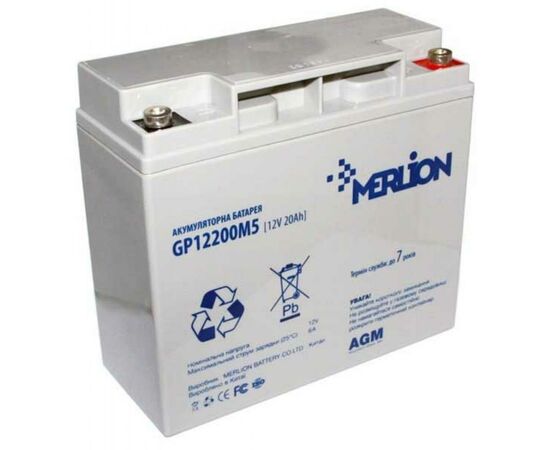 Батарея к ИБП Merlion 12V-20Ah PREMIUM (GP12200M5PREMIUM)
