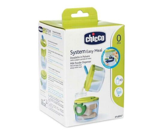 Контейнер для хранения продуктов Chicco System Easy Meal для сухого молока (07657.00), изображение 9 Контейнер для хранения продуктов Chicco System Easy Meal для сухого молока (07657.00), изображение 9