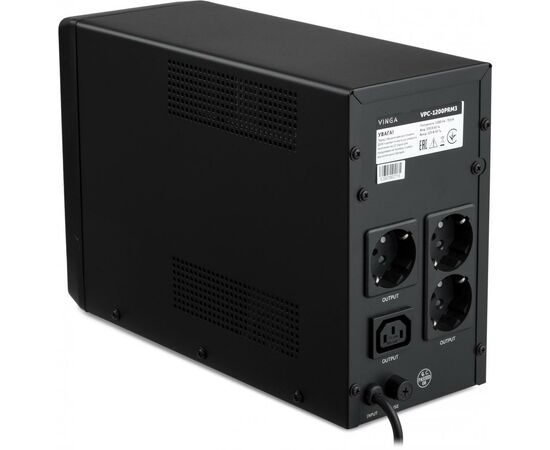 Источник бесперебойного питания Vinga LED 1200VA ( VPC-1200PRM3 ) (VPC-1200PRM3), изображение 3 Источник бесперебойного питания Vinga LED 1200VA ( VPC-1200PRM3 ) (VPC-1200PRM3), изображение 3