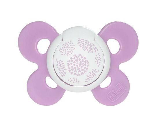 Пустышка Chicco Physio Comfort силиконовая от 6 до 16 месяцев розовая (74913.11.00.00), изображение 2 Пустышка Chicco Physio Comfort силиконовая от 6 до 16 месяцев розовая (74913.11.00.00), изображение 2