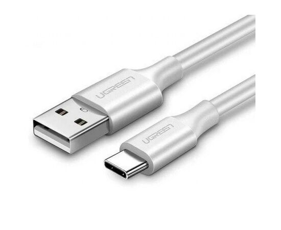 Дата кабель USB 2.0 AM to Type-C 1.0m US287 White Ugreen (60121)