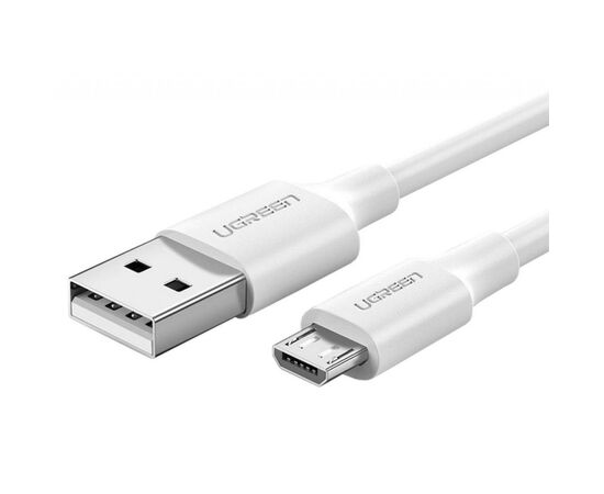 Дата кабель USB 2.0 AM to Micro 5P 2.0m US289 White Ugreen (60143)
