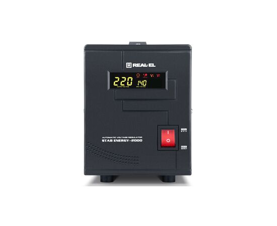 Стабилизатор REAL-EL STAB ENERGY-2000 (EL122400013), изображение 2 Стабилизатор REAL-EL STAB ENERGY-2000 (EL122400013), изображение 2