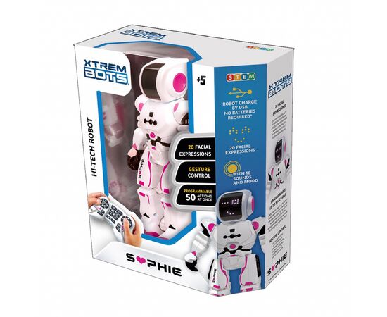 Интерактивная игрушка Blue Rocket Робот Sophie Stem (XT380838), изображение 2 Интерактивная игрушка Blue Rocket Робот Sophie Stem (XT380838), изображение 2