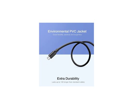 Дата кабель USB 2.0 AM to Micro 5P 1.5m US289 (Black) Ugreen (60137), изображение 6