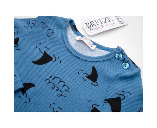 Кофта Breeze с длинным рукавом (17040-74B-blue), изображение 3 Кофта Breeze с длинным рукавом (17040-74B-blue), изображение 3