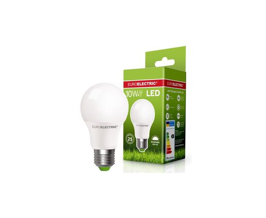 Лампочка EUROELECTRIC LED А60 10W E27 4000K 220V (LED-A60-10274(EE)), изображение 2 Лампочка EUROELECTRIC LED А60 10W E27 4000K 220V (LED-A60-10274(EE)), изображение 2
