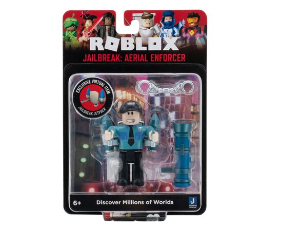 Фигурка для геймеров Jazwares Roblox Core Figures Jailbreak Aerial Enforcer W9 (ROB0390), изображение 3 Фигурка для геймеров Jazwares Roblox Core Figures Jailbreak Aerial Enforcer W9 (ROB0390), изображение 3