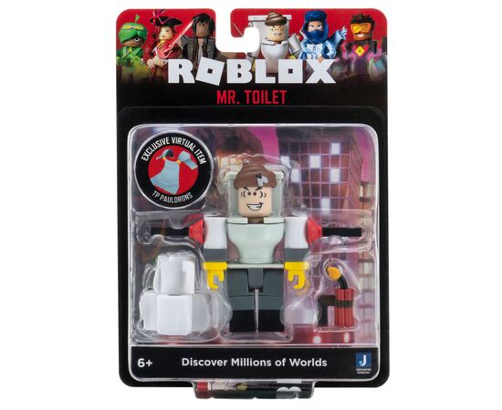 Фигурка для геймеров Jazwares Roblox Core Figures Mr. Toilet W9 (ROB0391), изображение 3 Фигурка для геймеров Jazwares Roblox Core Figures Mr. Toilet W9 (ROB0391), изображение 3
