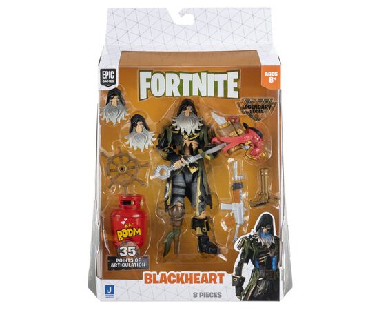 Фигурка для геймеров Jazwares Fortnite Legendary Series Blackheart Skeleton S9 (FNT0737), изображение 5