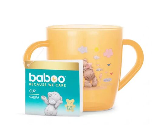 Поильник-непроливайка Baboo чашка Me To You 200 мл оранжевая (90436), изображение 3 Поильник-непроливайка Baboo чашка Me To You 200 мл оранжевая (90436), изображение 3