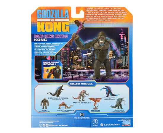 Фігурка Godzilla vs. Kong Конг з бойовими ранами та сокирою (35354), зображення 4 Фігурка Godzilla vs. Kong Конг з бойовими ранами та сокирою (35354), зображення 4
