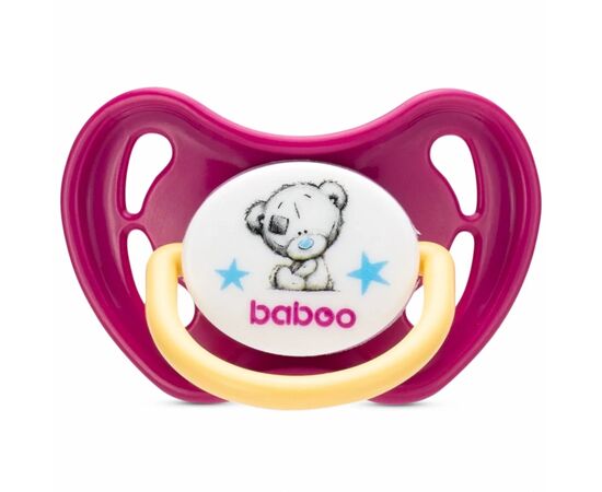 Пустышка Baboo Me To You 0+ мес. фиолетовая (90413)