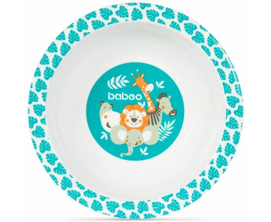 Тарелка детская Baboo Safari 6+ мес глубокая (90425), изображение 2 Тарелка детская Baboo Safari 6+ мес глубокая (90425), изображение 2
