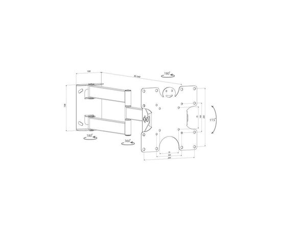 Кронштейн KSL WM227T, изображение 10 Кронштейн KSL WM227T, изображение 10