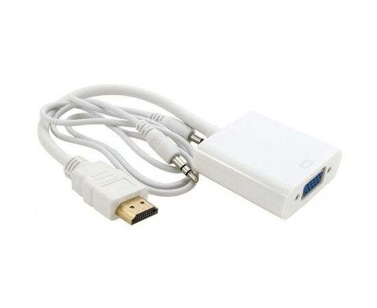 Перехідник HDMI to VGA Extradigital (KBH1645), зображення 2 Перехідник HDMI to VGA Extradigital (KBH1645), зображення 2