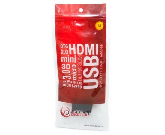 Перехідник HDMI F to HDMI F Extradigital (KBH1693), зображення 4 Перехідник HDMI F to HDMI F Extradigital (KBH1693), зображення 4