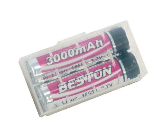 Аккумулятор 18650 (168A) 3000 mAh *2 с защитой Beston (AAB1848), изображение 4 Аккумулятор 18650 (168A) 3000 mAh *2 с защитой Beston (AAB1848), изображение 4