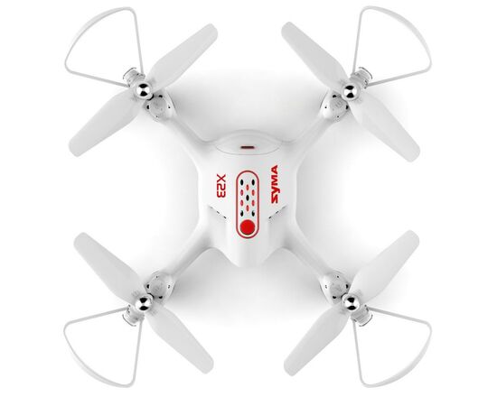 Радиоуправляемая игрушка Syma Квадрокоптер с 2,4 Ггц управлением , 21 cм (X23 White), изображение 2 Радиоуправляемая игрушка Syma Квадрокоптер с 2,4 Ггц управлением , 21 cм (X23 White), изображение 2