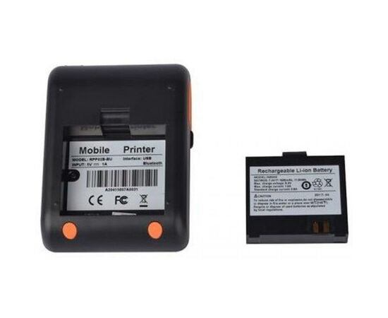 Принтер чеков Rongta RPP02B Bluetooth, USB (RPP02B), изображение 5 Принтер чеков Rongta RPP02B Bluetooth, USB (RPP02B), изображение 5