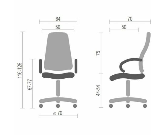 Кресло игровое Аклас Канон PL TILT Черное (20973), изображение 4 Кресло игровое Аклас Канон PL TILT Черное (20973), изображение 4